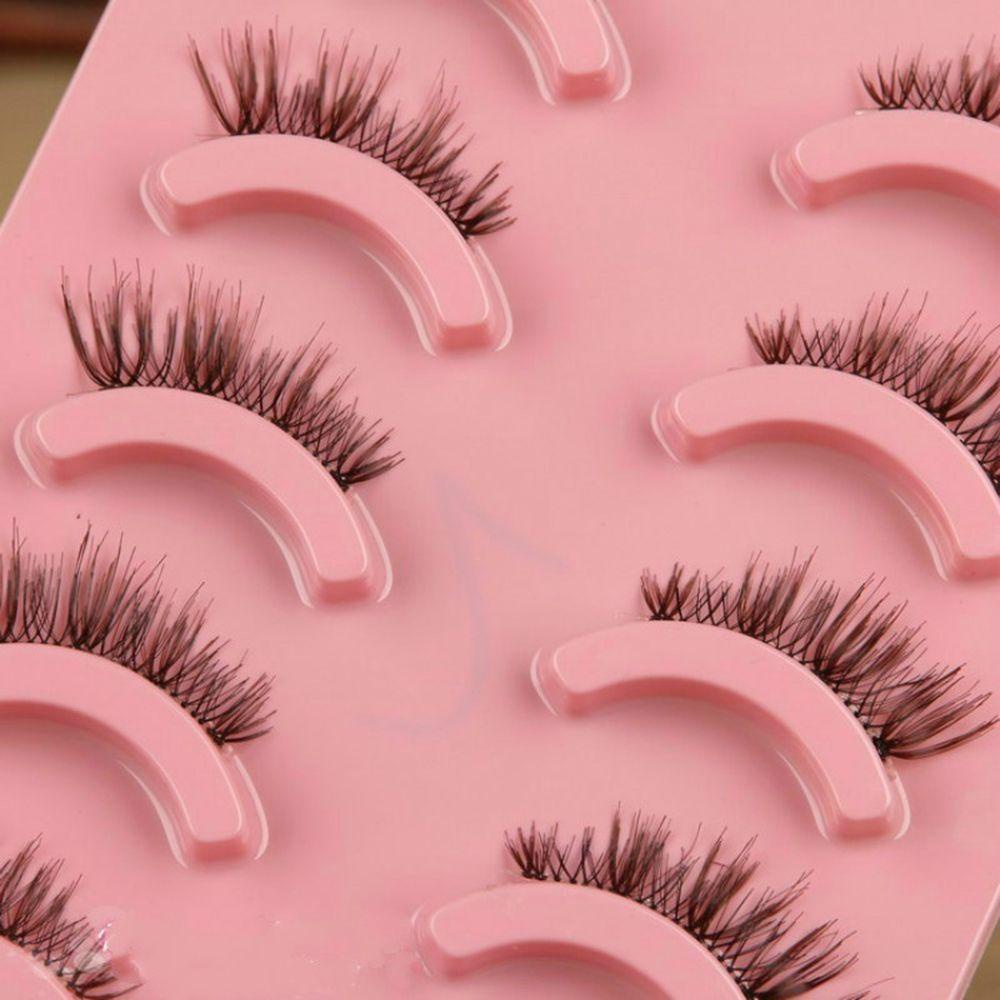 Set 5 Cặp Lông Mi Giả Màu Đen Nối Dài Trang Điểm Dự Tiệc