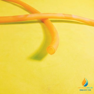 Ống dẫn silicon vàng đục chịu hóa chất kích thước 6mmx9mm dài 3m