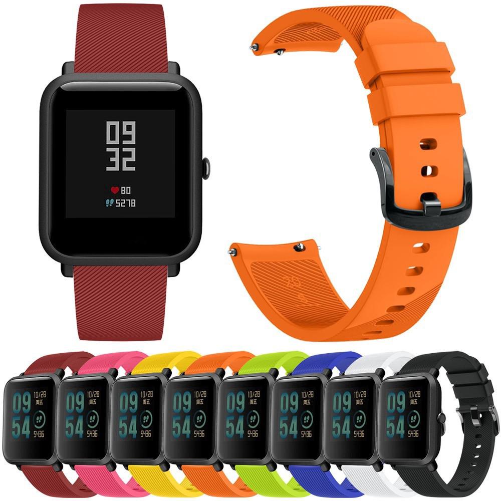 Amazfit GTS 2 Mini /GTS 2/GTS 20mm Dây Đeo Silicon Mềm Cho Đồng Hồ Thông Minh Huami Amazfit Bip Lite/Bip S/Bip U