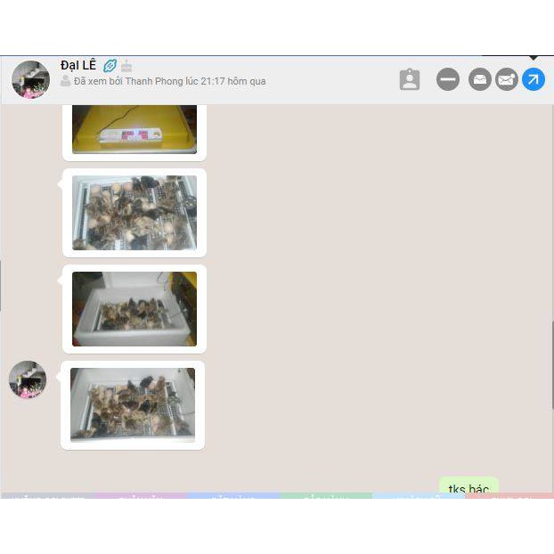 Máy ấp Ánh Dương A100 ấp 100 trứng gà, vịt, ngan, bồ câu, chim cút, nở trên 95% - Khay đảo nhôm