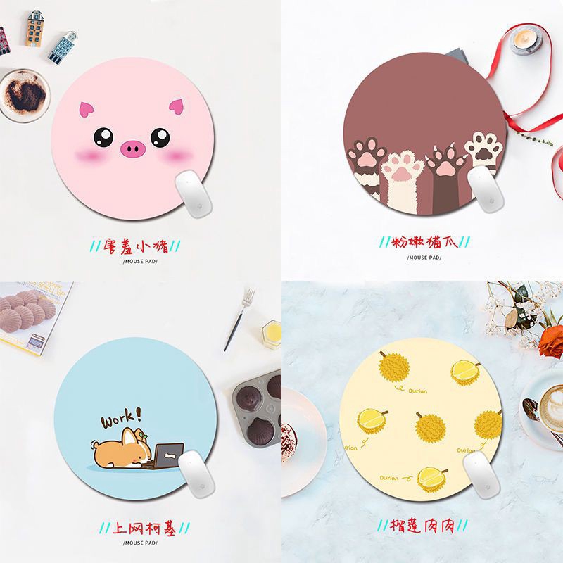 Miếng lót chuột nhỏ sáng tạo hình động vật hoạt hình dày dặn có đệm thư giãn cổ tay