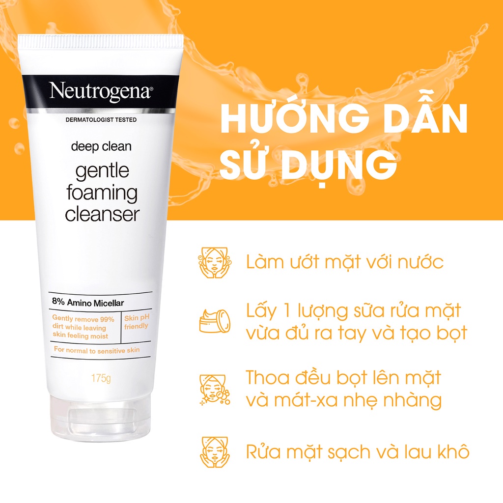 Sữa Rửa Mặt Neutrogena Làm Sạch & Kiểm Soát Nhờn 50g, 100g