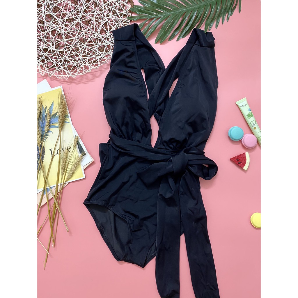 Bikini liền một mảnh sexy buộc chéo lưng hot mặc đi biển đi bơi đẹp | BigBuy360 - bigbuy360.vn