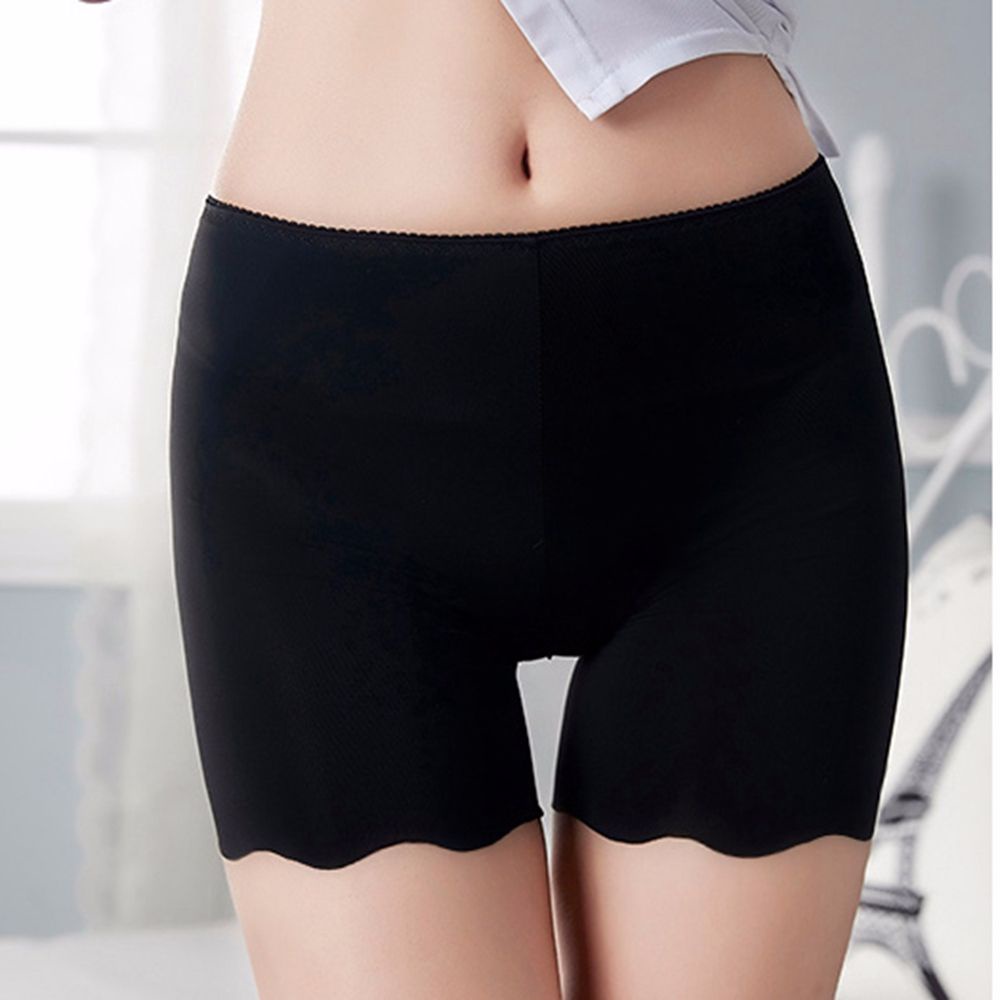 Quần Lót Boxer Mỏng Co Giãn Màu Sắc Trơn Thời Trang Mùa Hè Cho Nữ