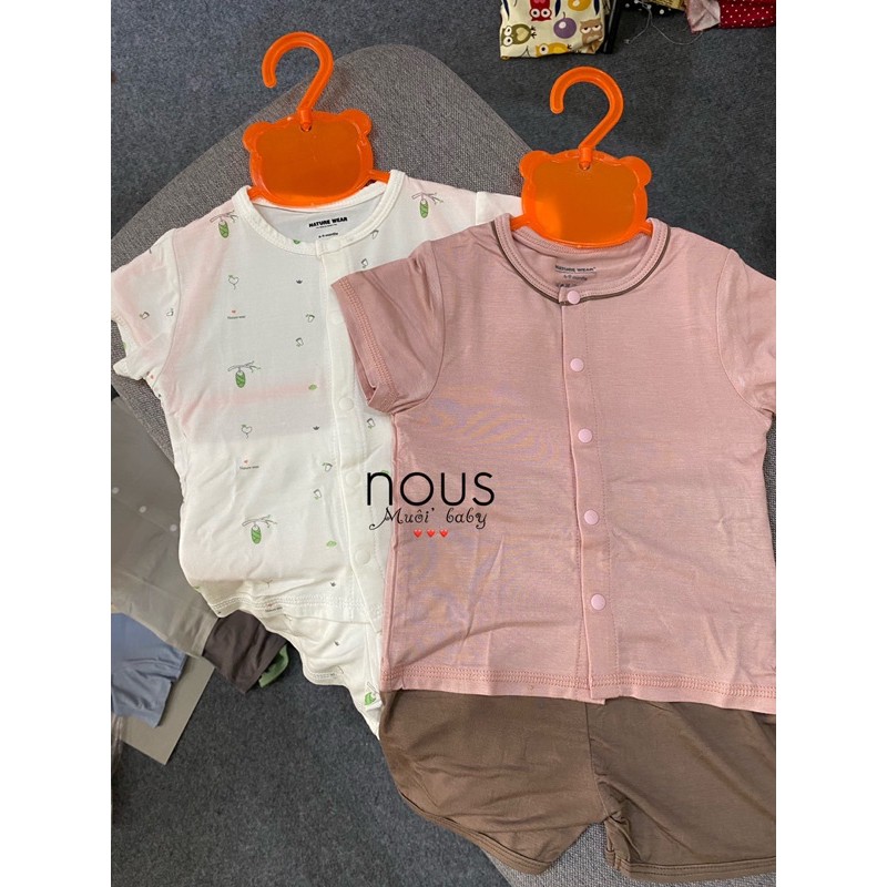 set 2 bộ quần áo cộc nature wear