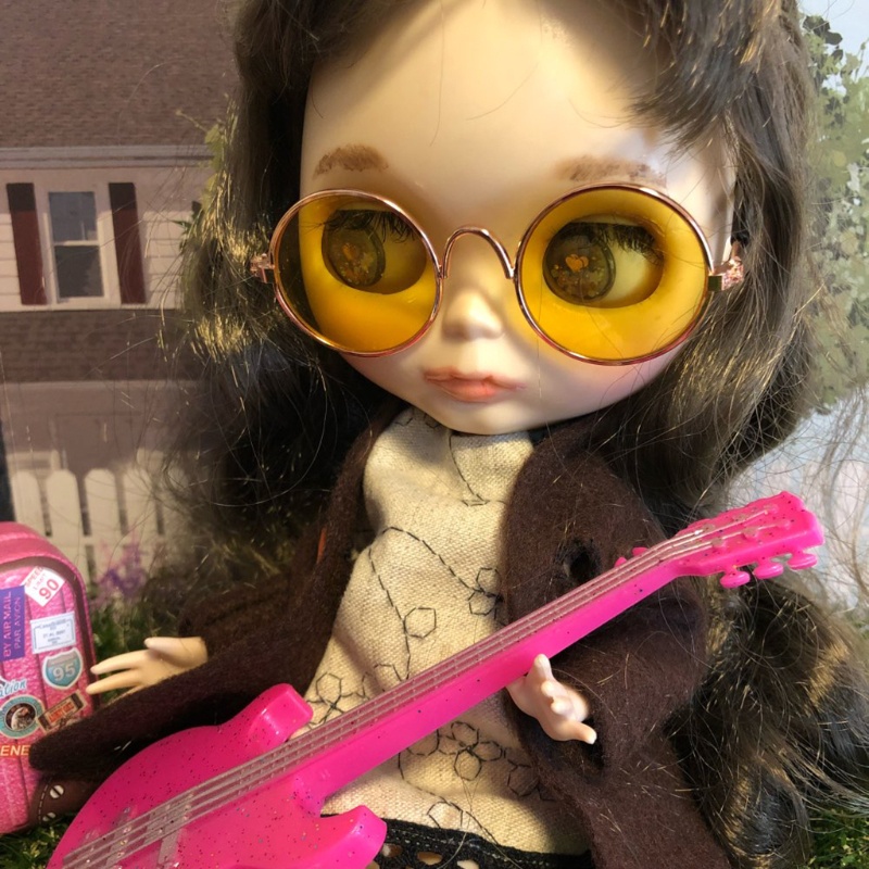 Kính mát thiết kế thời trang cho búp bê Bjd Blyth