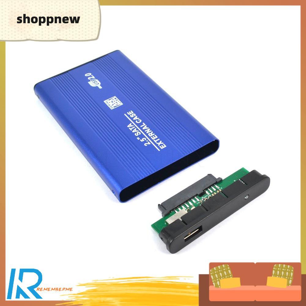 Hộp Đựng Ổ Cứng Ngoài 2.5 Inch Usb 2.0 Sata Bằng Hợp Kim Nhôm Ốp | BigBuy360 - bigbuy360.vn
