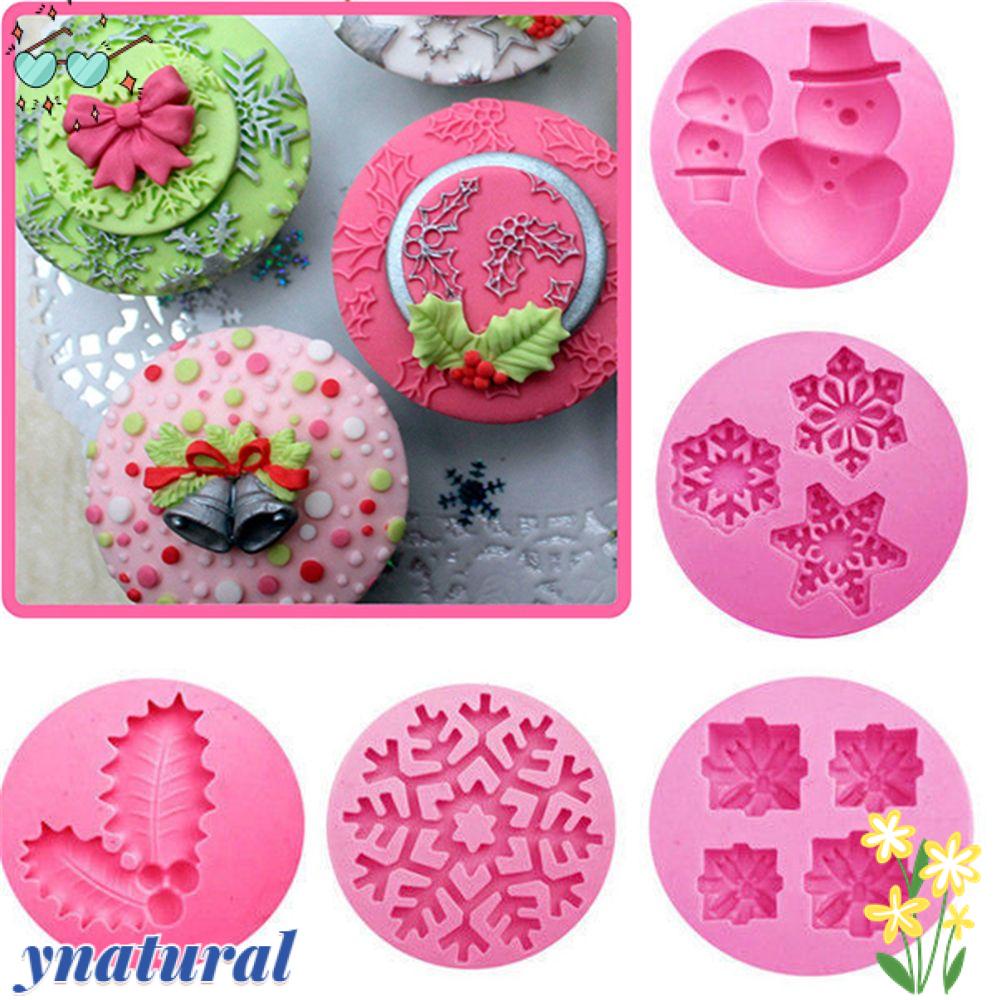 Khuôn Silicone Tạo Hình Hoa Tuyết Trang Trí Bánh