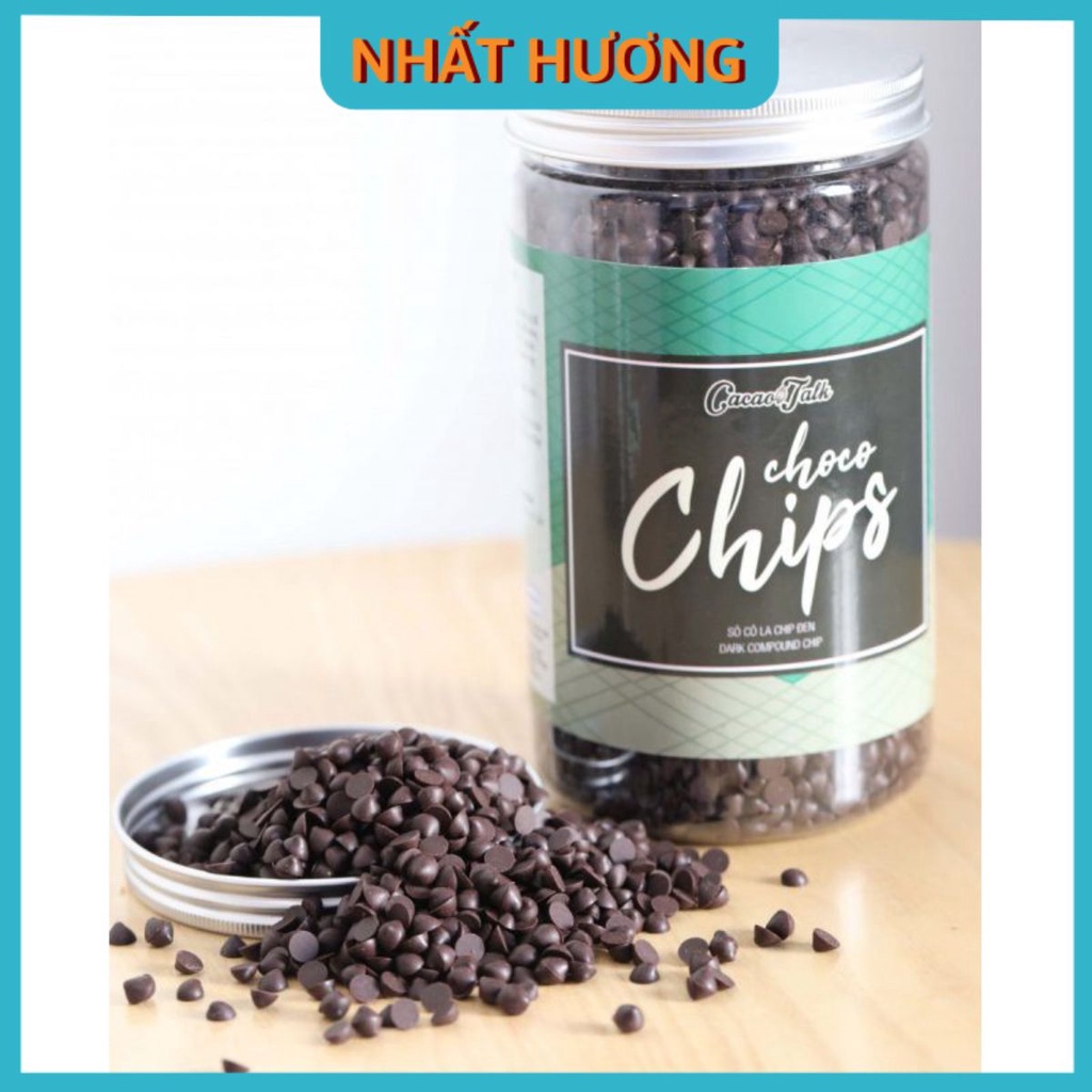 Sô Cô La Chíp Đen Cacao Talk 700gr