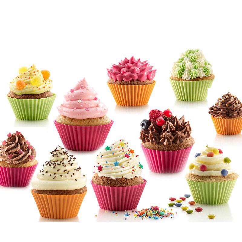 KHUÔN CUPCAKE SILICON CHỊU NHIỆT