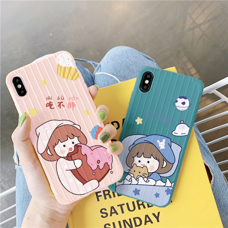 Ốp lưng iphone Cupcake sọc 3D chống va đập 5/5s/6/6plus/6s/6splus/7/7plus/8/8plus/x/xs/11/12/pro/max/plus/promax | WebRaoVat - webraovat.net.vn