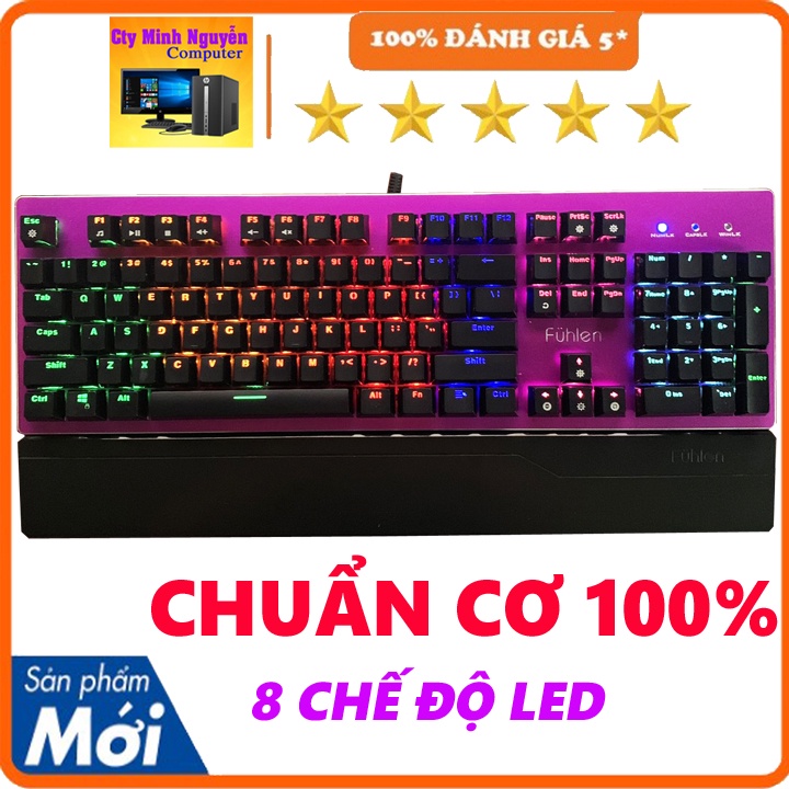Bàn phím cơ Fuhlen Eraser (Đã qua sử dụng), bàn phím cơ 100% chuyên game