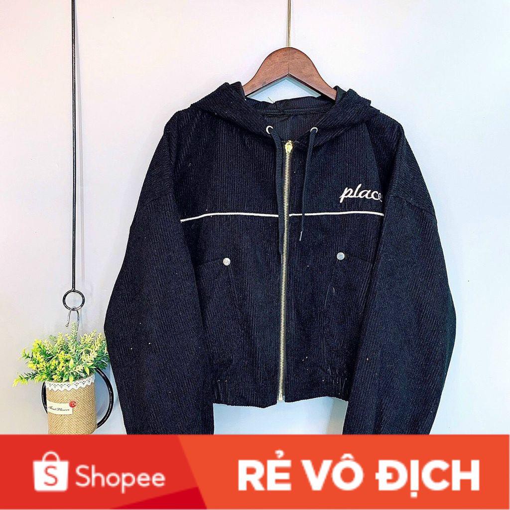 [ ẢNH THẬT ]Áo Khoác Nhung  Có Nón Placere | BigBuy360 - bigbuy360.vn