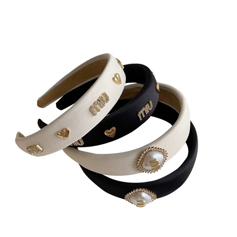 Cài tóc nữ bản rộng thiết kế đơn giản thời trang