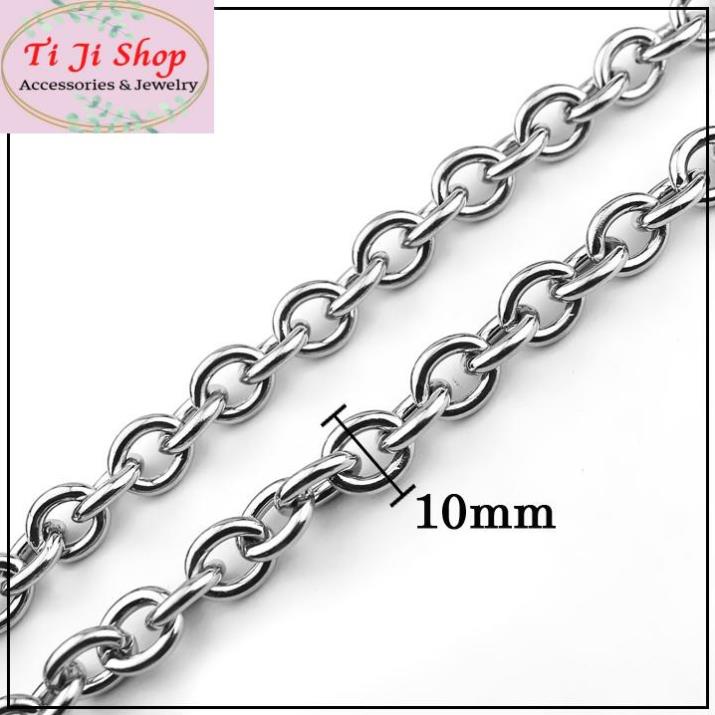DÂY CHUYỀN NAM INOX KIỂU XÍCH ĐẠI 10LY CỰC NGẦU đẹp, không đen - Đẳng cấp, phong độ, lịch lãm