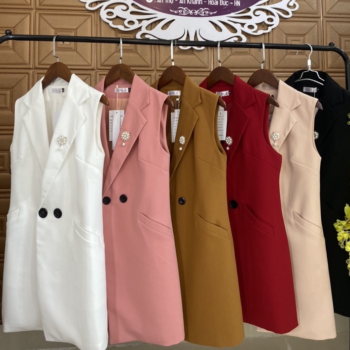 Áo Vest Nữ Gile STAR- chiều dài áo 82cm- tặng Tag cài ngực | BigBuy360 - bigbuy360.vn