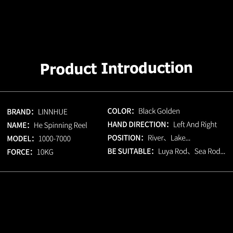 Máy Câu Cá 70kg HE1000-7000 Max 18 + 1BB 5.2 1 Kg Chuyên Nghiệp