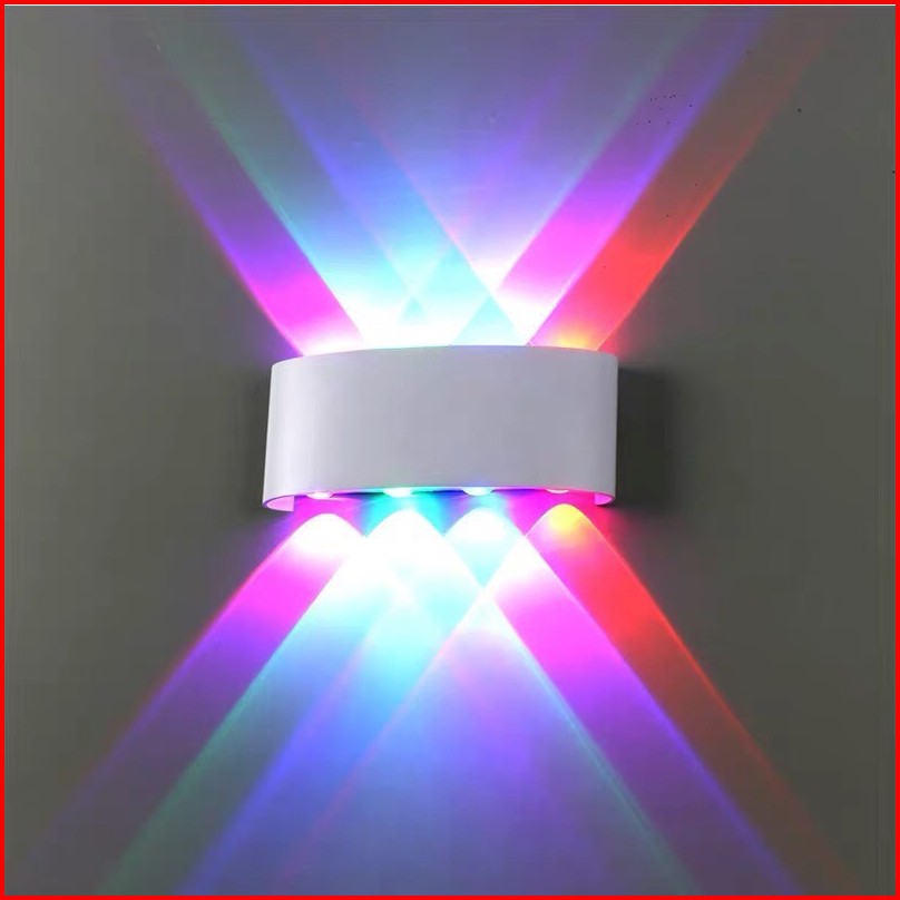 Đèn LED hắt tường 8 tia-nguồn nhôm đúc chống nước IP66-bảo hành 2 năm