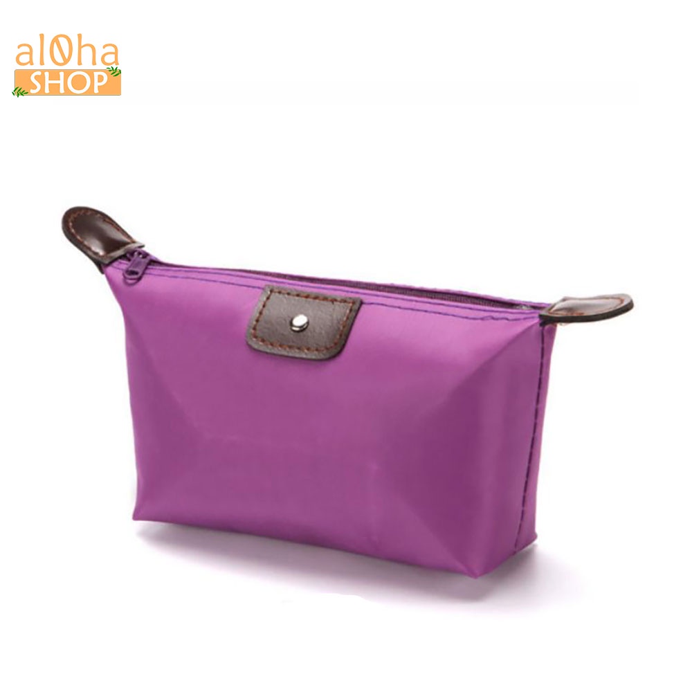 Túi đựng đồ dùng cá nhân, mỹ phẩm trang điểm T006 trơn chống thấm, nhỏ gọn, tiện lợi - al0ha Shop