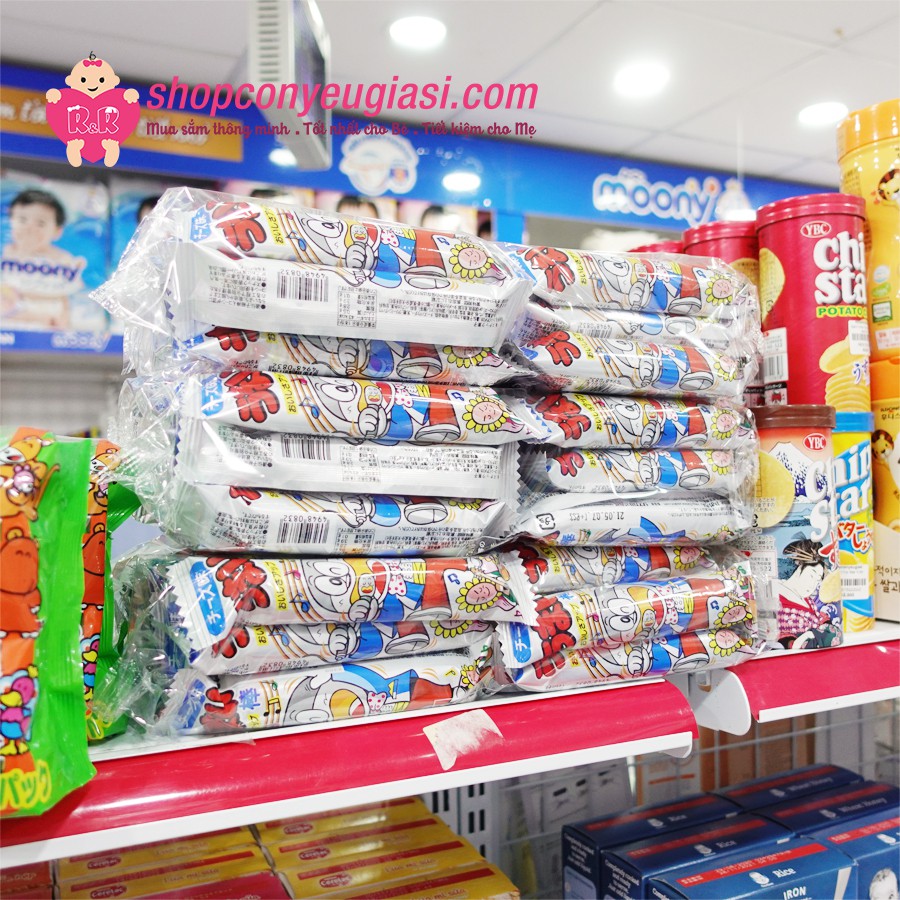 1 CÁI LẺ - BÁNH PHÔ MAI VỊ BẮP DOREMON YAOKIN UMAIBO