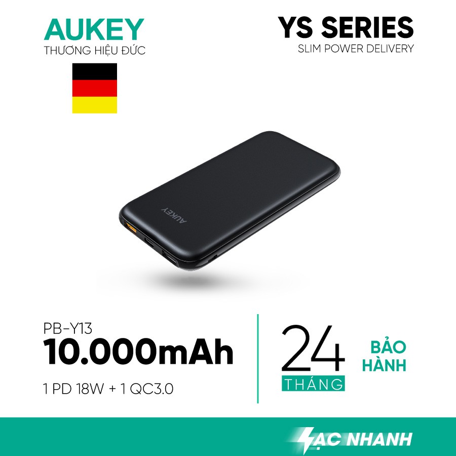 Sạc Dự Phòng Aukey PB-Y13 10000mAh