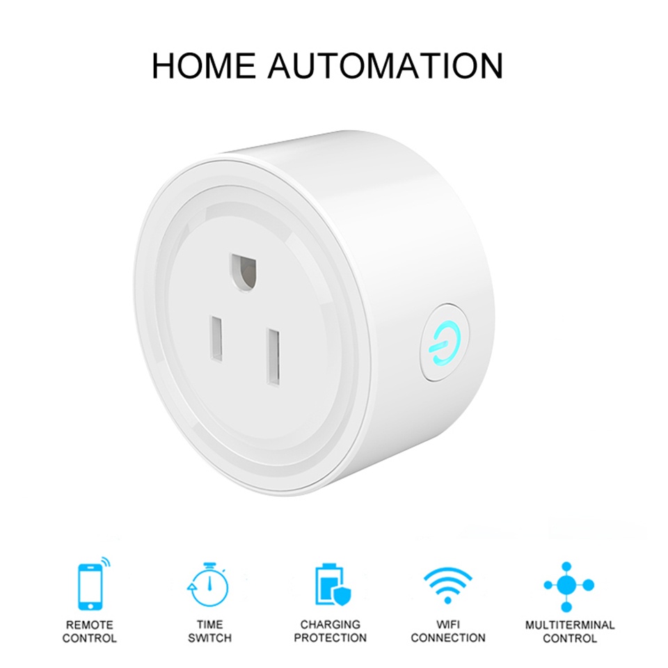 Một năm bảo hành!Ổ Cắm Điện Thông Minh Điều Khiển Từ Xa Bằng Điện Thoại Amazon Alexa Google Home