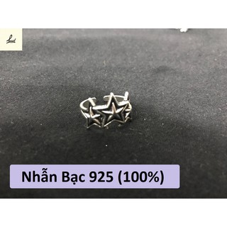 [Ảnh thật] Nhẫn Bạc 925 Chrome Heart hình Ngôi sao cá tính