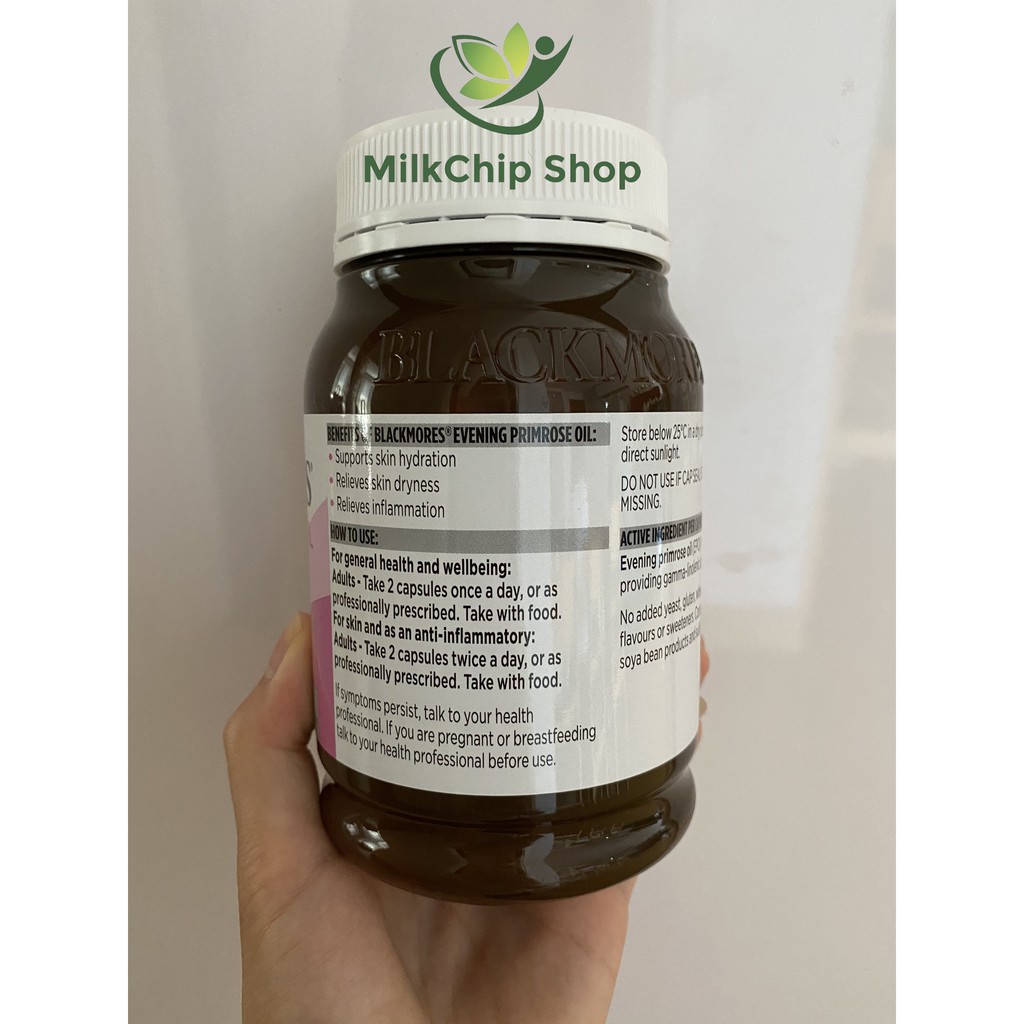Tinh dầu hoa ah thảo Blackmores Evening Primrose Oil, lọ 190 viên TP13 | Thế Giới Skin Care