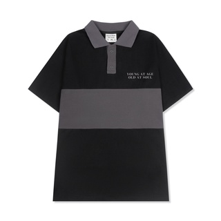 Áo thun ff form rộng polo young and old , vải thun 2 chiều 100% cotton 250g