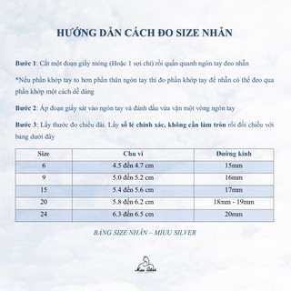 Nhẫn nữ trơn phong cách đơn giản DC31