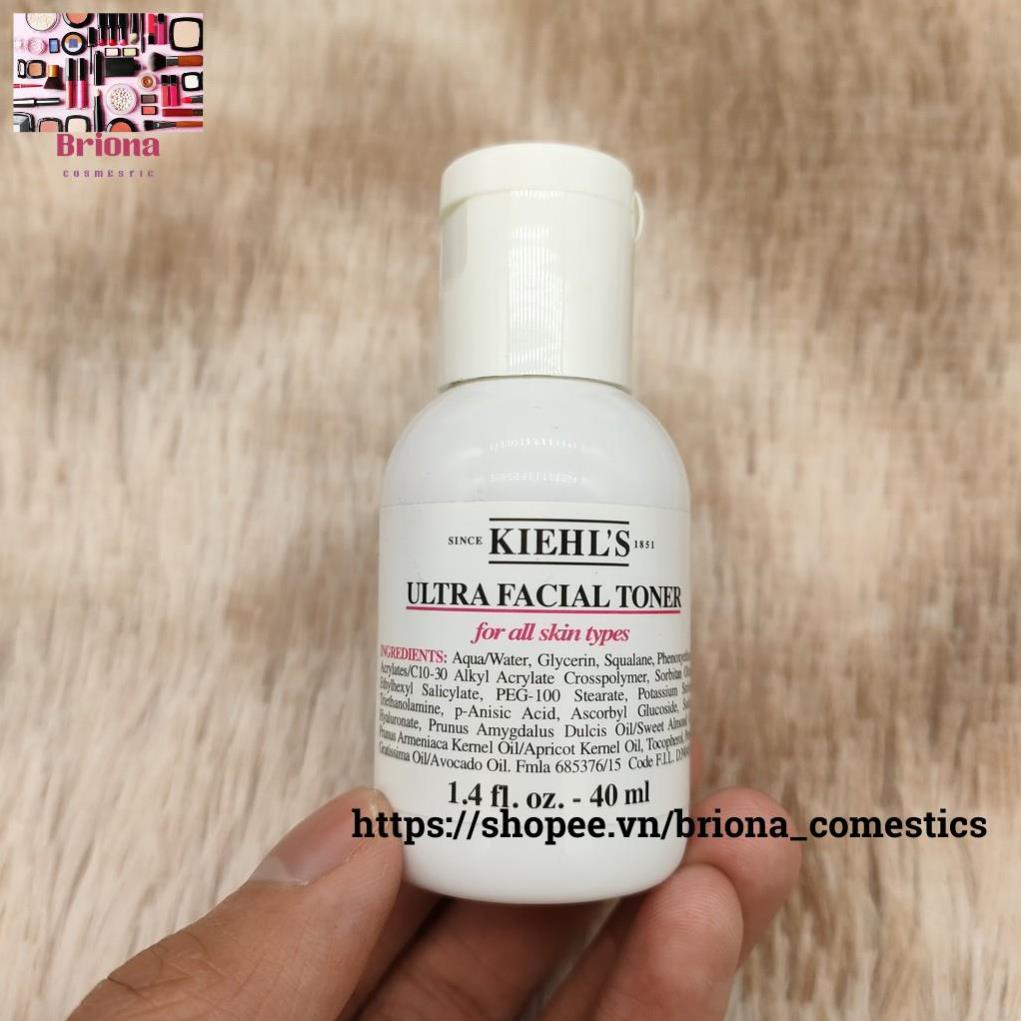 Toner cấp ẩm chuyên sâu Kiehls ultra facial mini 40ml