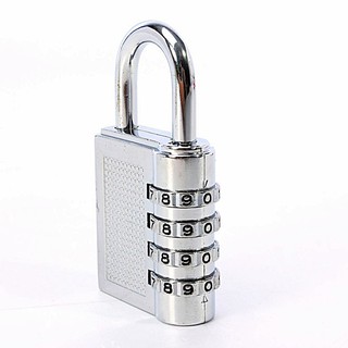 Ổ khóa 4 số inox lớn