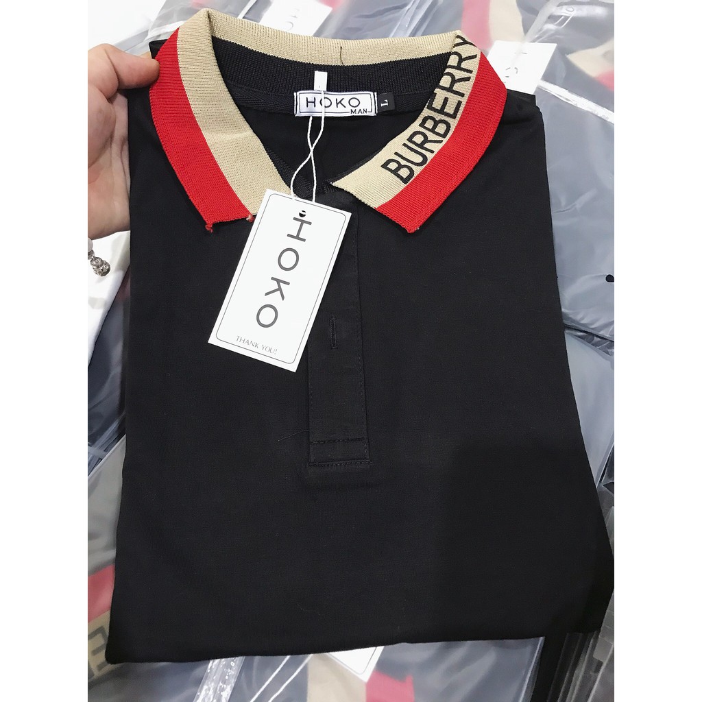 [DEAL KHỦNG] Áo Polo Cao Cấp ⚡ĐỦ SIZE 42 KG-80 KG ⚡  Áo PoloBur.be.rry logo thêu cổ M | BigBuy360 - bigbuy360.vn