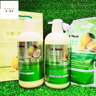🛑Tặng Xịt bưởi🛑 Dầu gội bưởi Organic Bộ Dầu Gội Dầu Xả Bưởi Giúp Mọc Tóc Giảm Rụng Tóc Phục Hồi Hư Tổn selena 800ml | BigBuy360 - bigbuy360.vn
