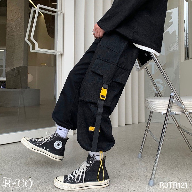Quần vải nam nữ Hàn Quốc cao cấp dáng rộng Trousers Loose R3TR121