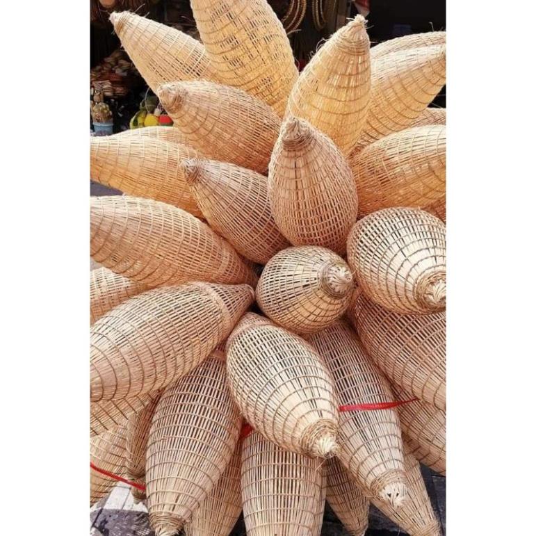 Mây tre- Đèn tre đèn đó tre 65k/cái -Tre HN