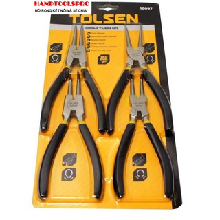 Bộ 4 Cây Kềm Phe 7 Inch Tolsen 10097