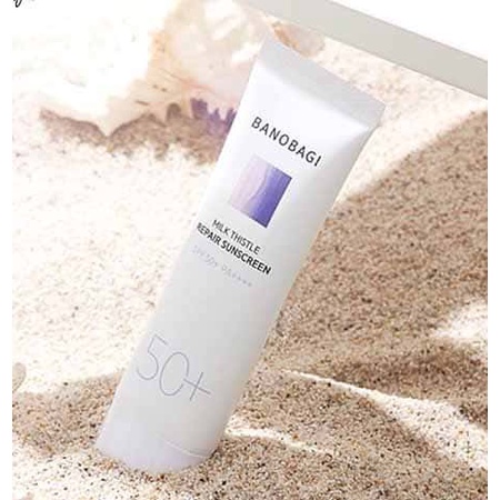 Kem Chống Nắng BANOBAGI Milk Thistle Repair Sunscreen 50ml SPF 50+ PA++++