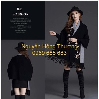 Áo Choàng khăn len dạ Hàn quốc loại 1