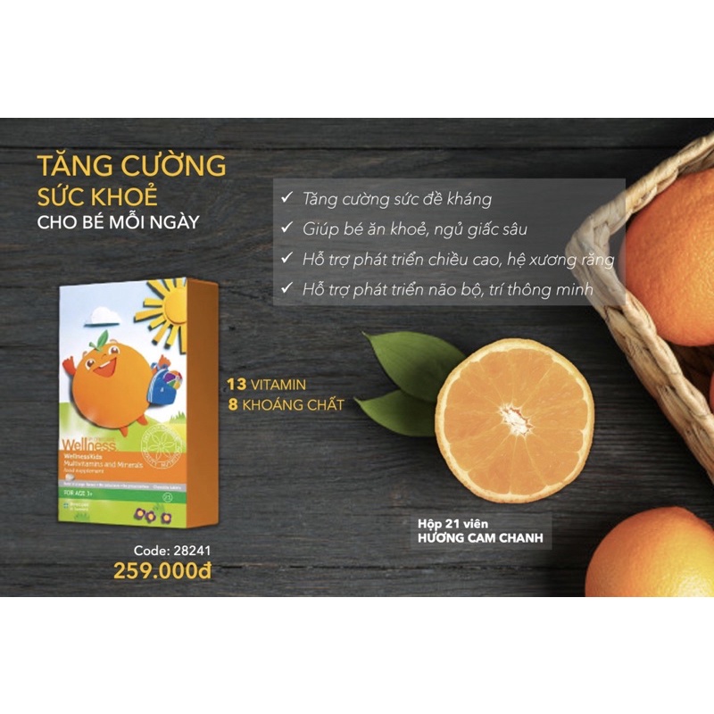 Viên uống vitamin khoáng chất tăng cường sức khỏe cho trẻ em của Anh