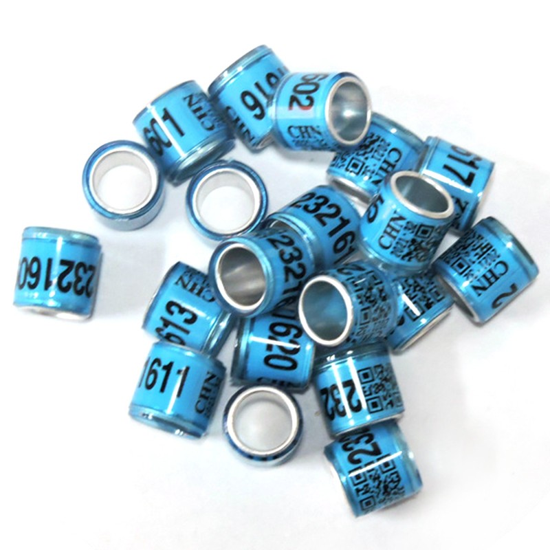 Set 50 Vòng Đeo Chân Chim Bồ Câu Nhiều Màu Sắc Xác Định Tiện Dụng