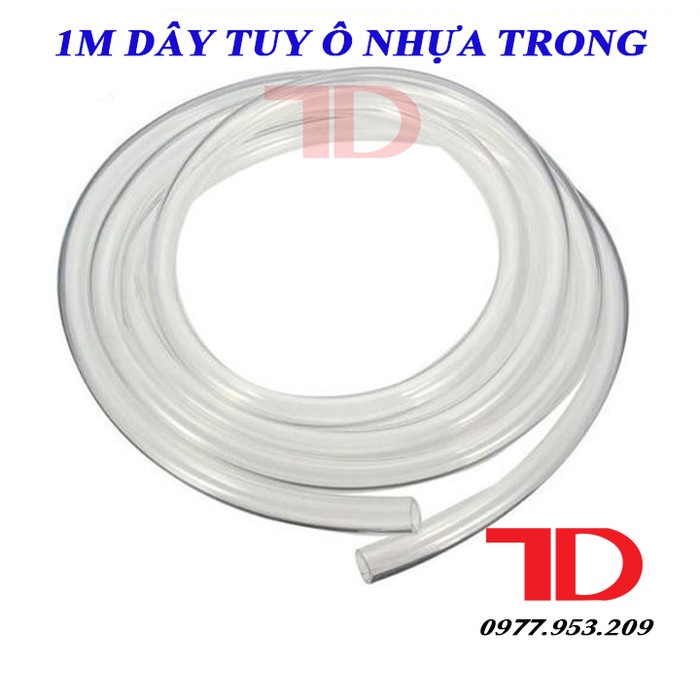Dây TIO dùng cho máy bơm thoát nước máy lạnh, phao máy giặt, máy bơm oxi cho cá 1 mét và 10 mét