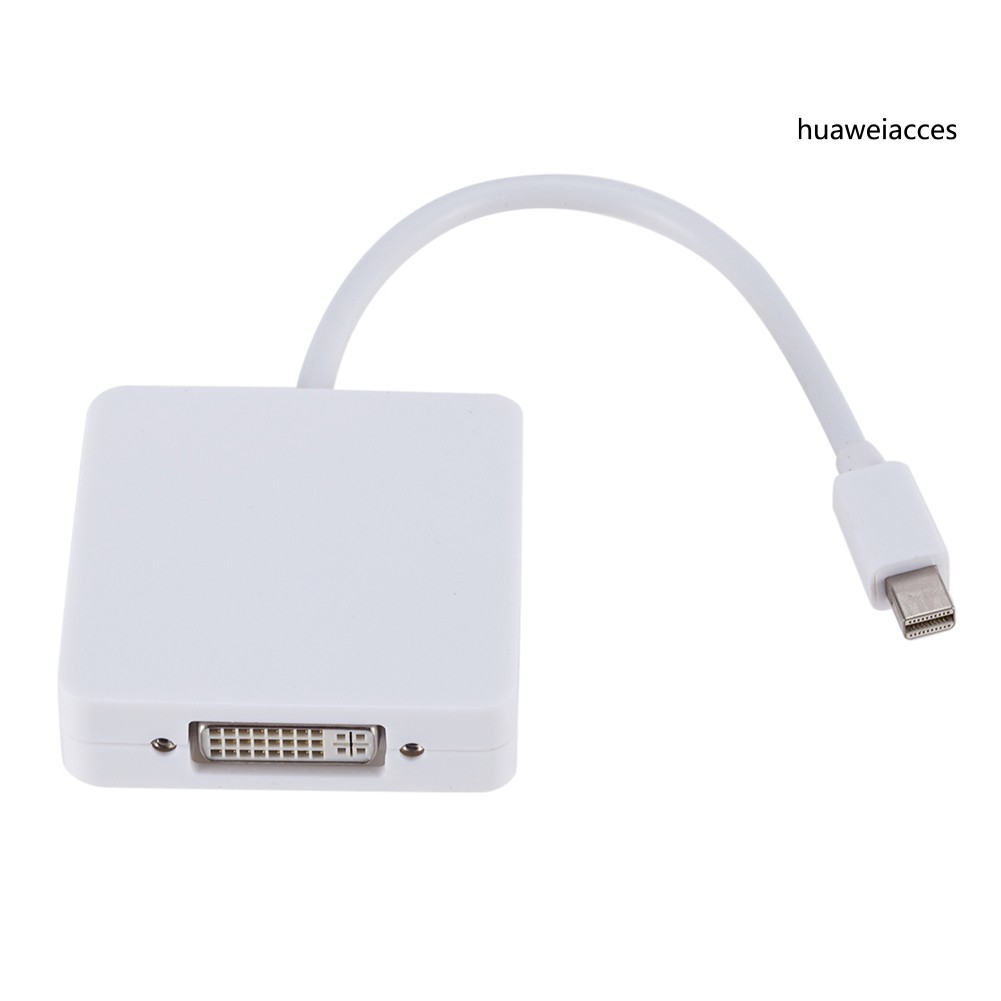 Cáp Chuyển Đổi 3 Trong 1 Từ Cổng Dp Sang Dvi Vga Hdmi Cho Macbook