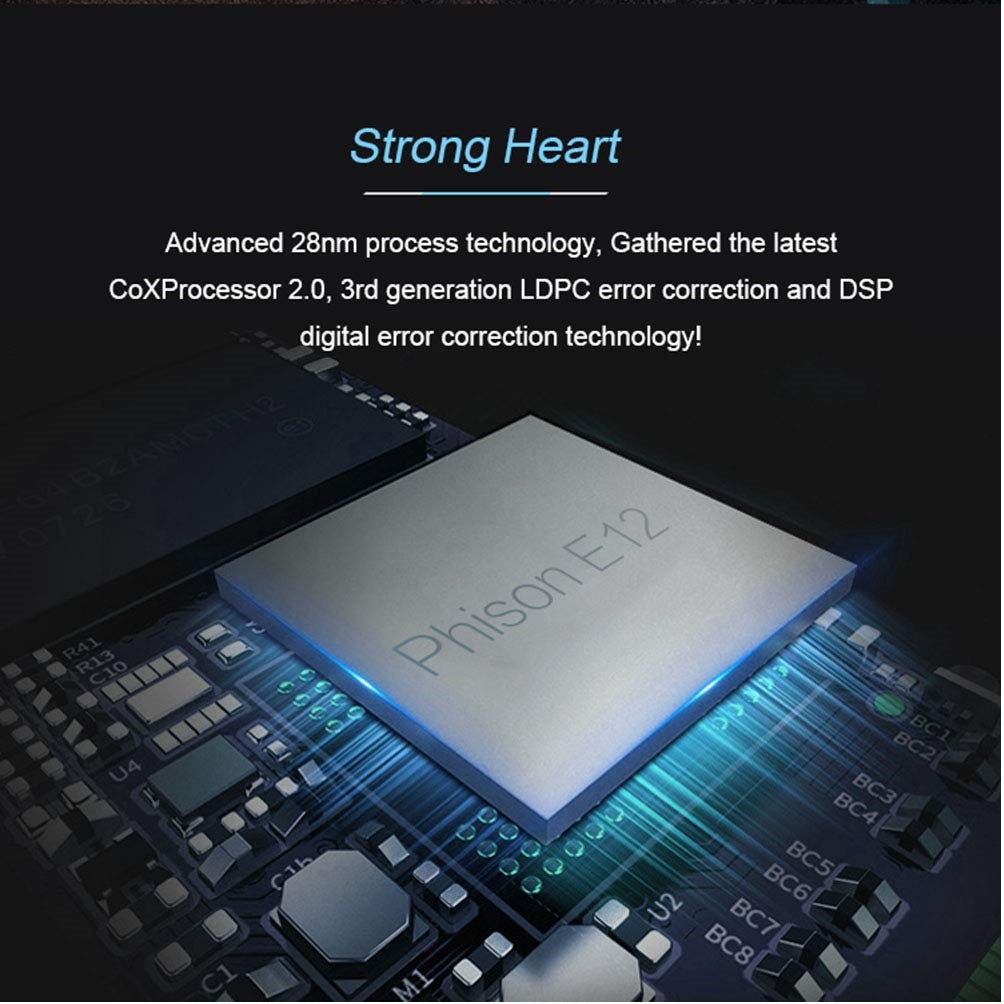 Ổ Cứng SSD 1TB Hikvision E2000 M.2 NVMe PCIe Gen 3×4 Có tản nhiệt bảo hành chính hãng 36 tháng