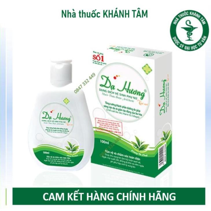 ! ! Dung dịch vệ sinh phụ nữ Dạ Hương Nha đam, Lavender, Trà xanh [DDVS]