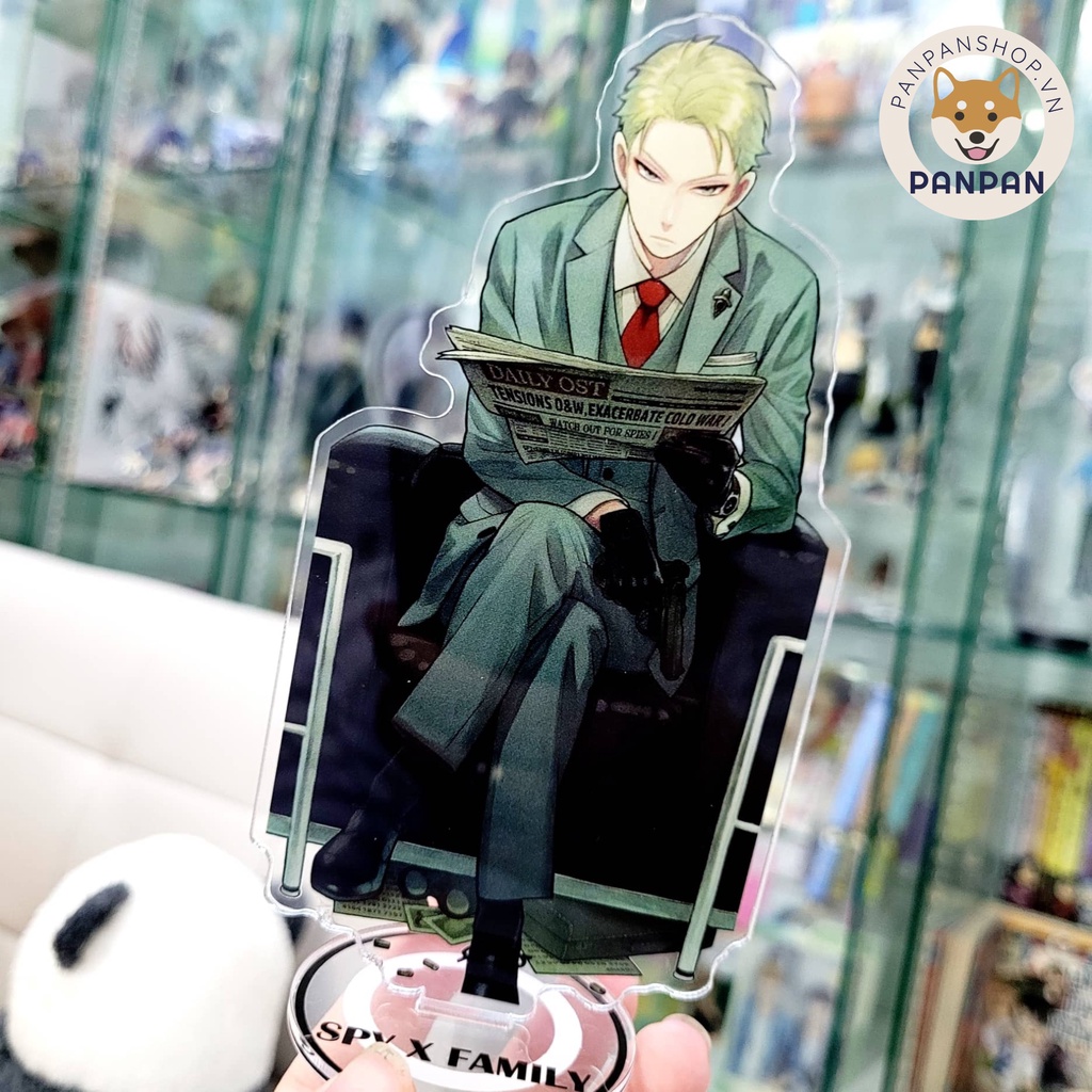 Mô Hình Standee acrylic Anime Spy x Family (15cm) Loid, Anya, Yor Forger