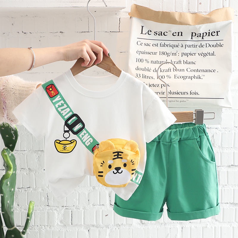 Bộ Đồ Thời Trang Mùa Hè Dành Cho Bé Trai 1-3 Tuổi