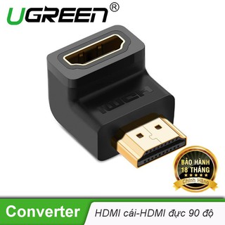 Đầu nối cổng hdmi male sang hdmi female vuông góc 90 độ - ugreen hd112 20109 - - hàng chính hãng