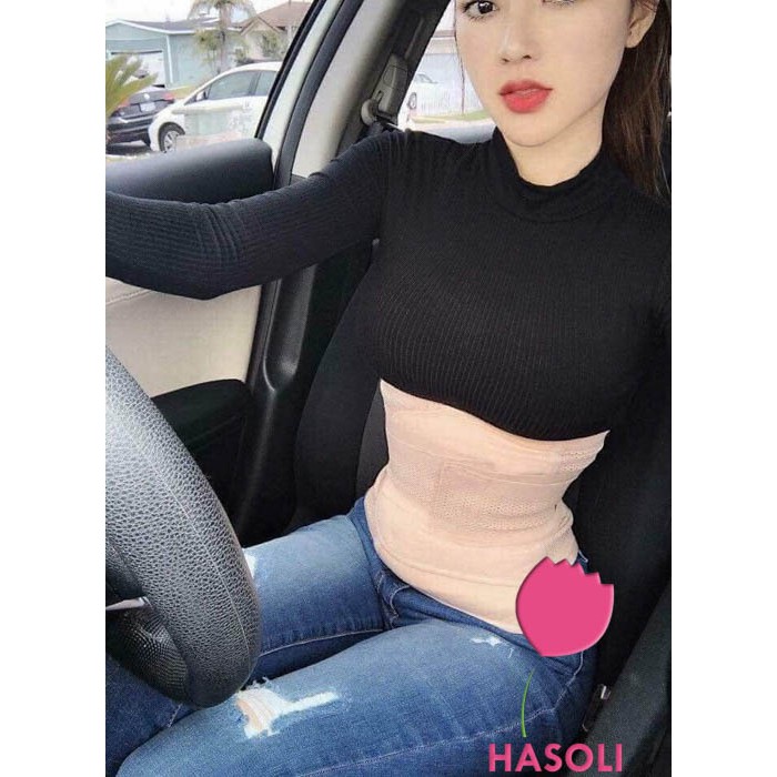 Đai Nịt Bụng Giảm Mỡ, Gen Nịt Bụng Thông Hơi Chống Cuộn Sau Sinh PK16