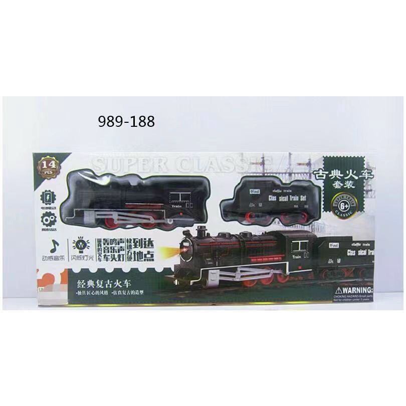 🚂 Đồ chơi tàu hỏa đường ray có đèn và âm thanh 989-188 813-2
